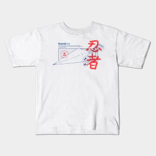 Japanese Kunai Weapon Kids T-Shirt